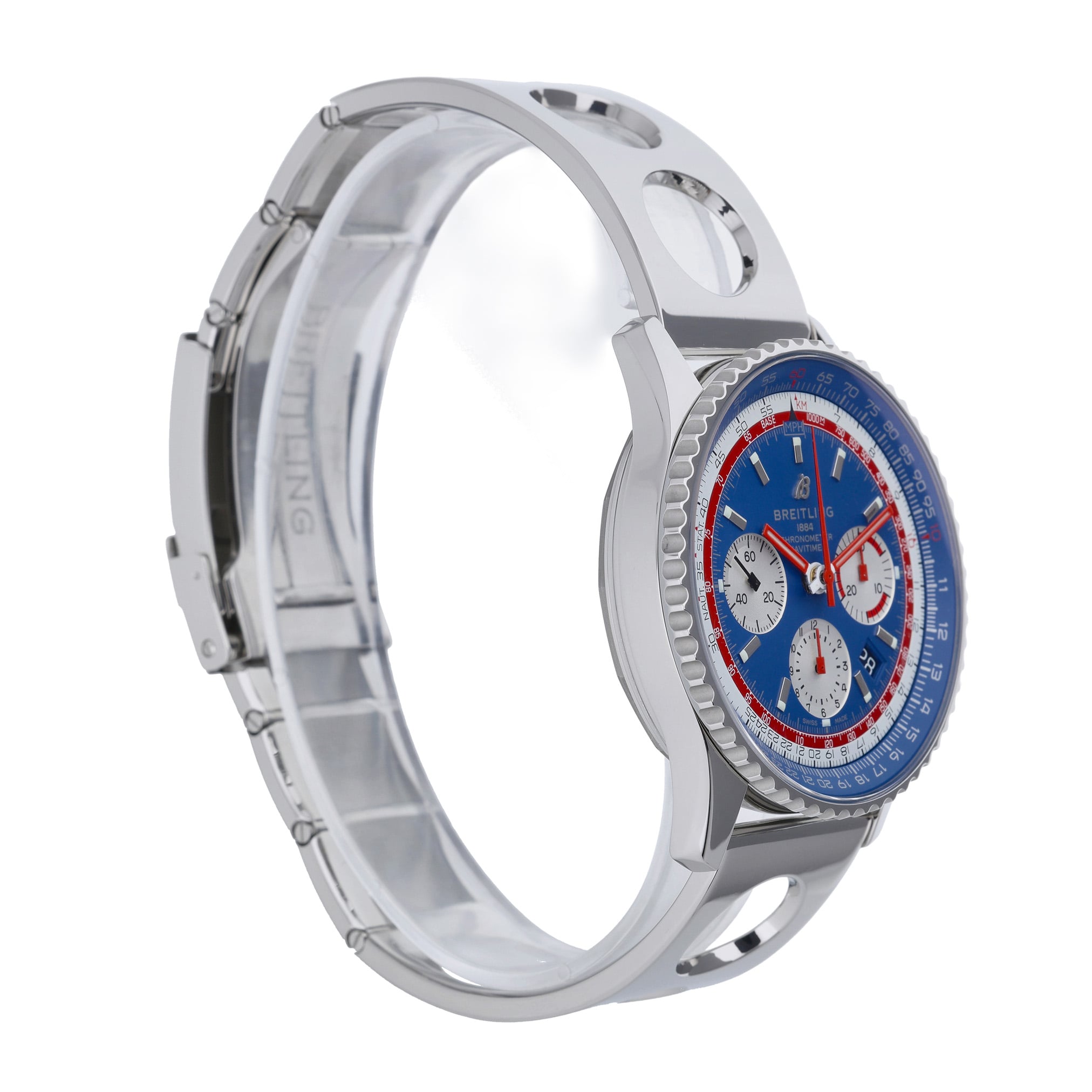 Breitling Pan Am AB01212 with blue dial and steel case - product image 4