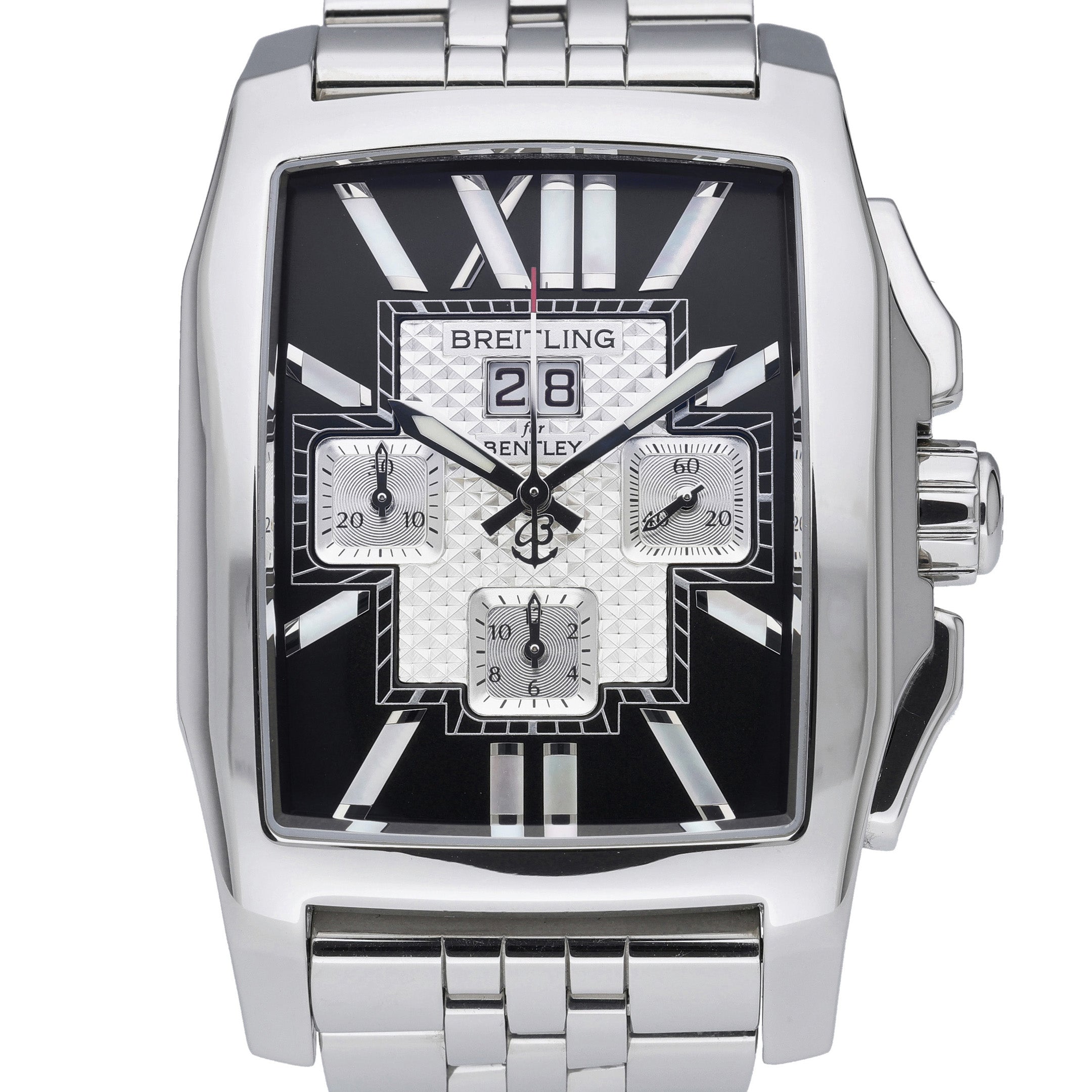 Breitling Bentley Flying B A44365 with black dial and steel case