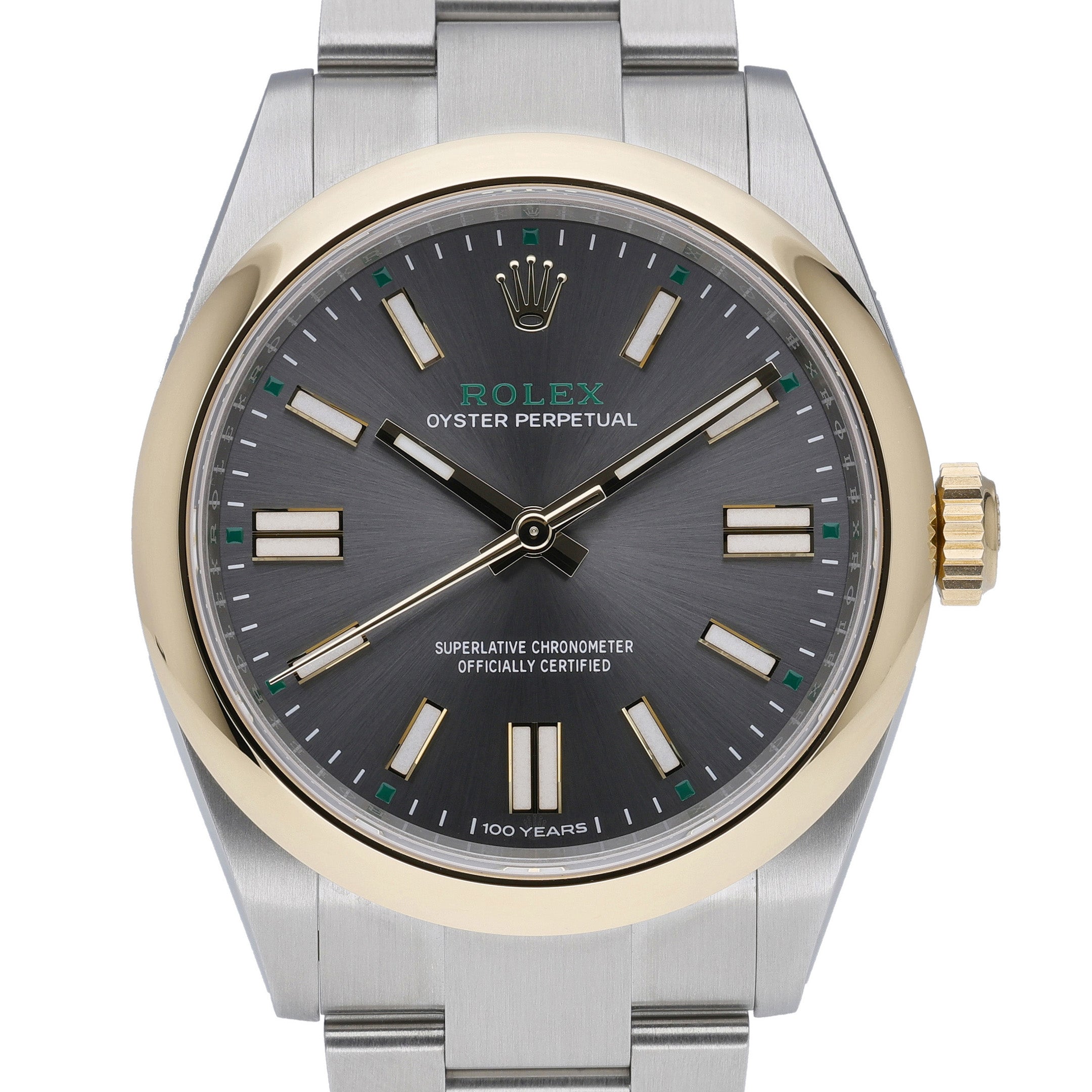 Rolex Rolex Oyster Perpetual 41 134303 with slate dial and steel & yellow gold case