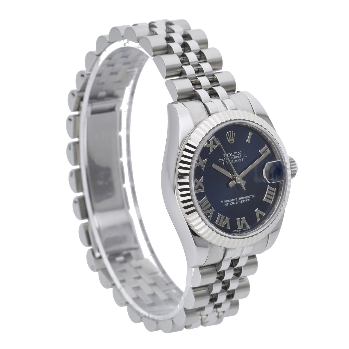 Rolex Datejust 31 178274 with blue dial and steel & white gold case - product image 4