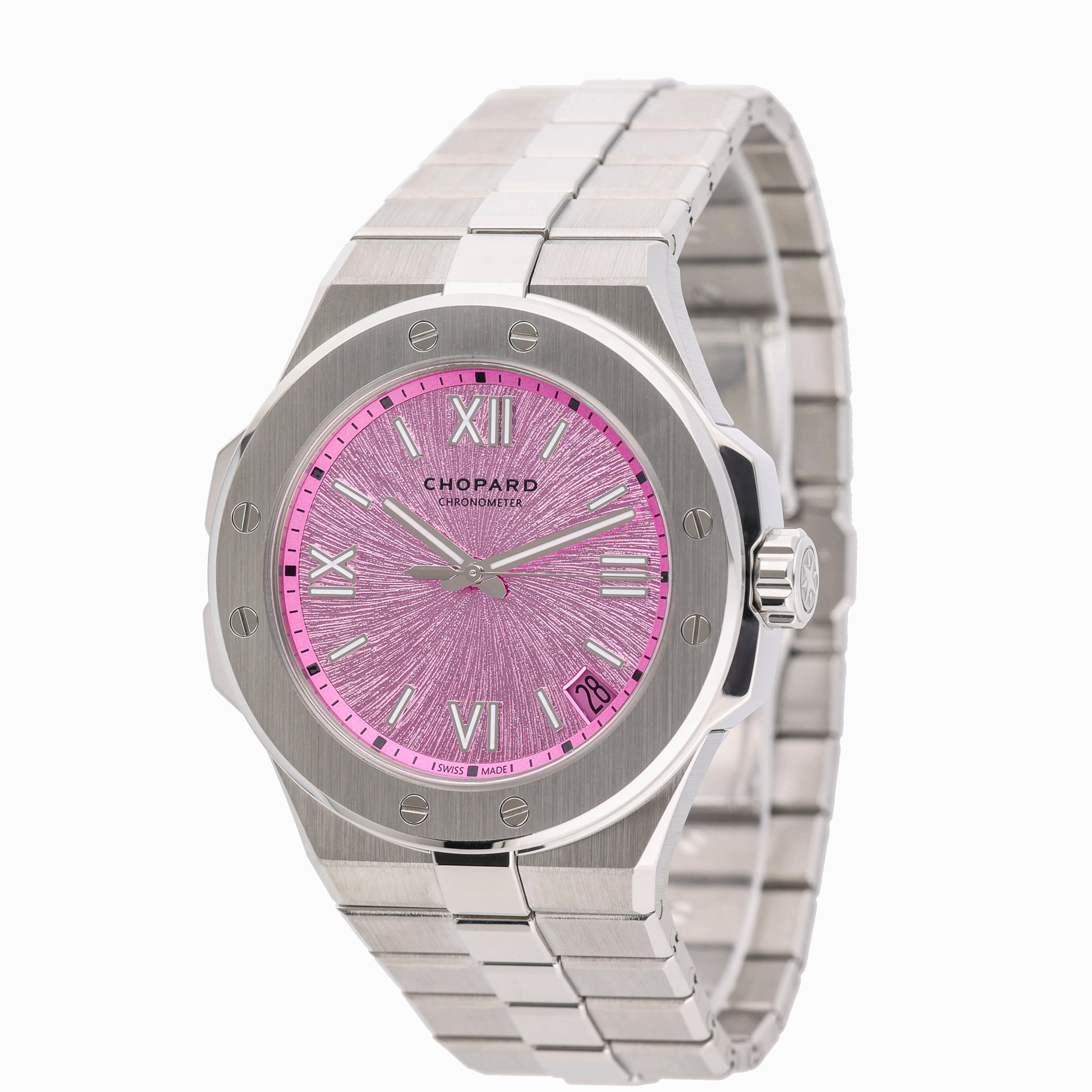 Chopard Alpine Eagle 298600-3022 with pink dial and steel case - product image 4