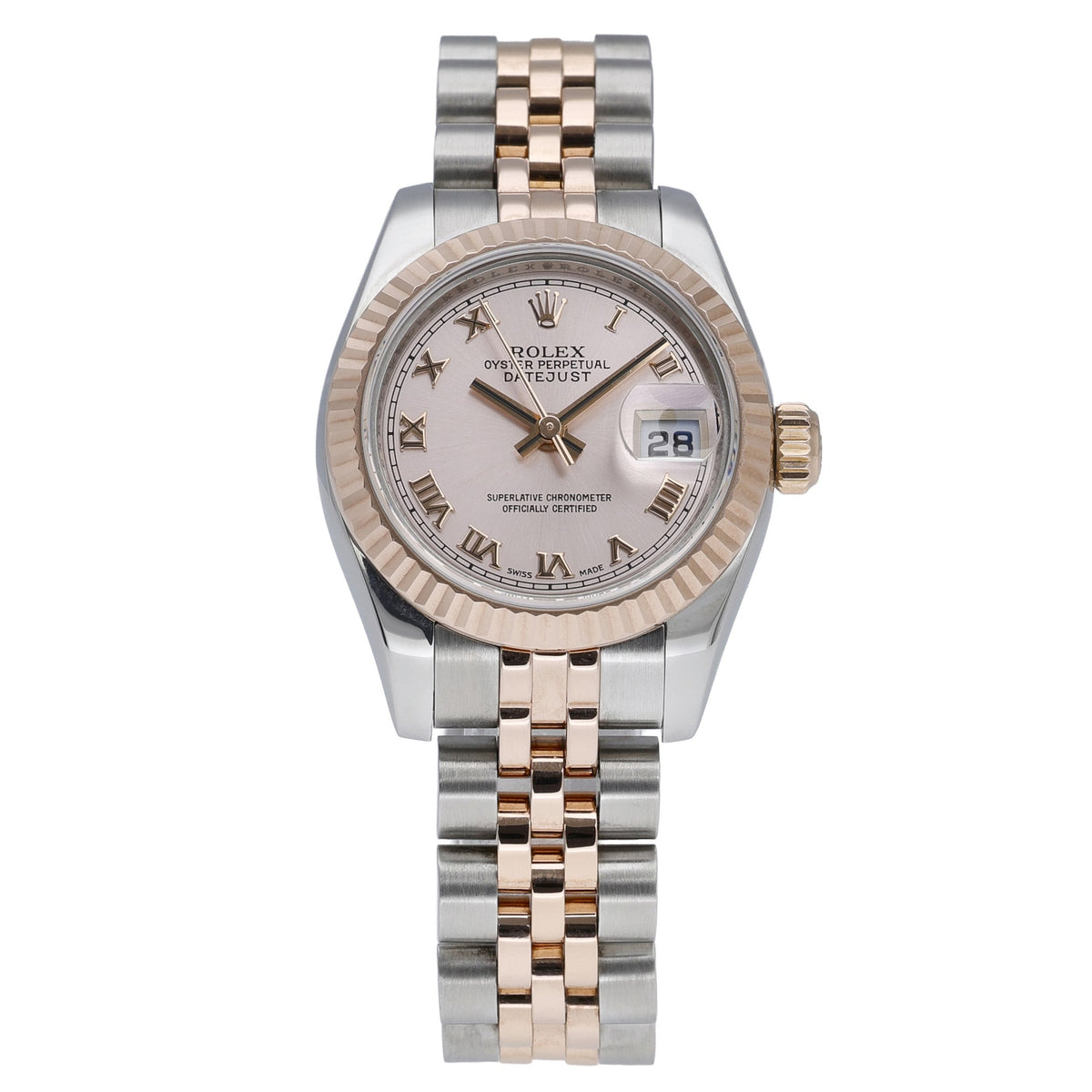 Rolex Datejust 179171 with pink dial and steel & rose gold case - product image 3