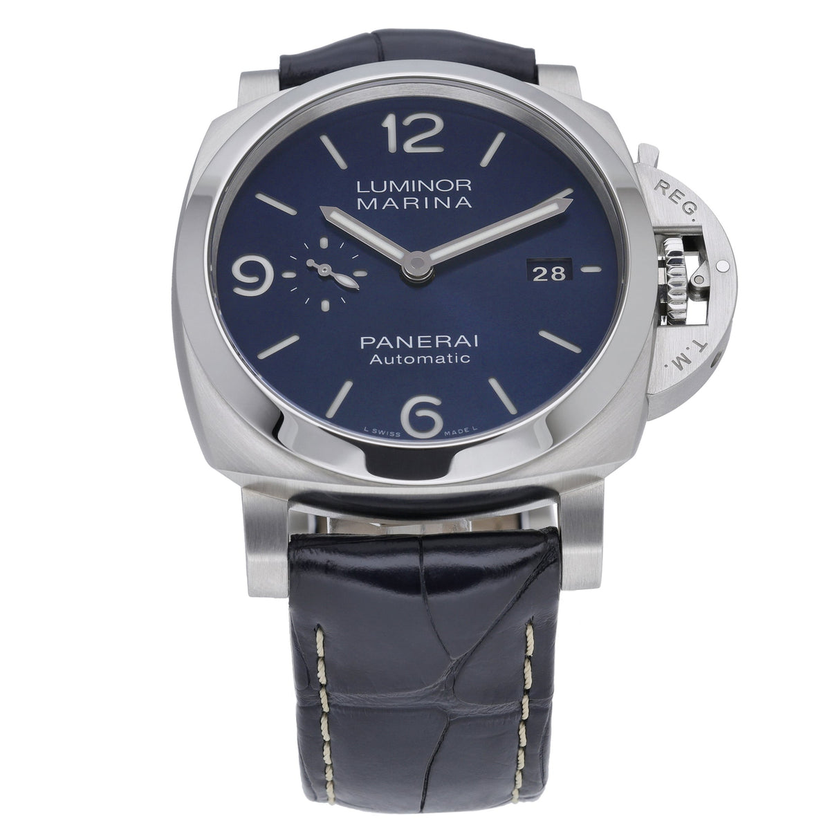 Panerai Luminor Marina PAM01313 with blue dial and steel case - product image 3