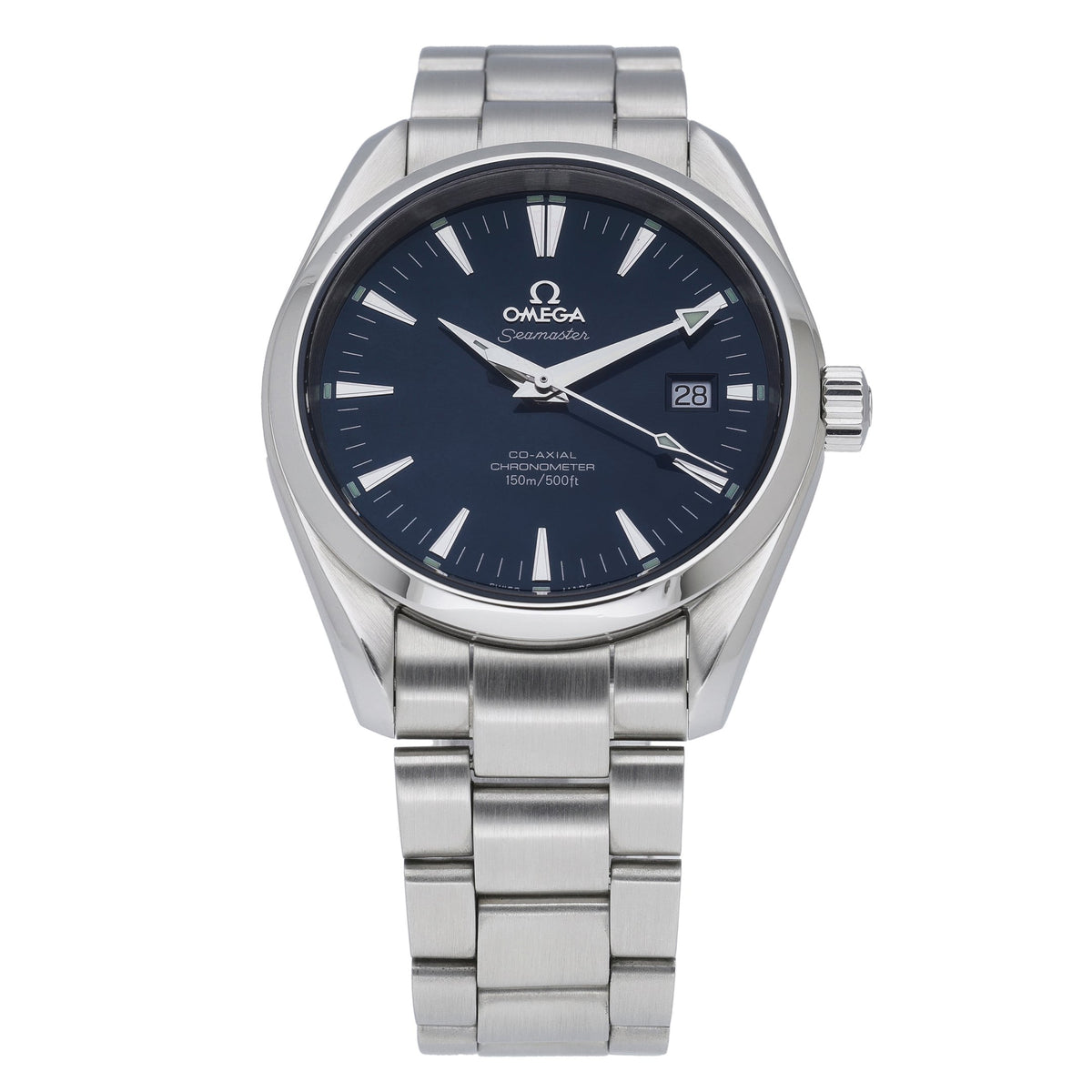 Omega Aqua Terra 150 M 2503.80.00 with blue dial and steel case - product image 3