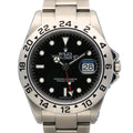 Rolex Explorer II 16570 with black dial and oystersteel case
