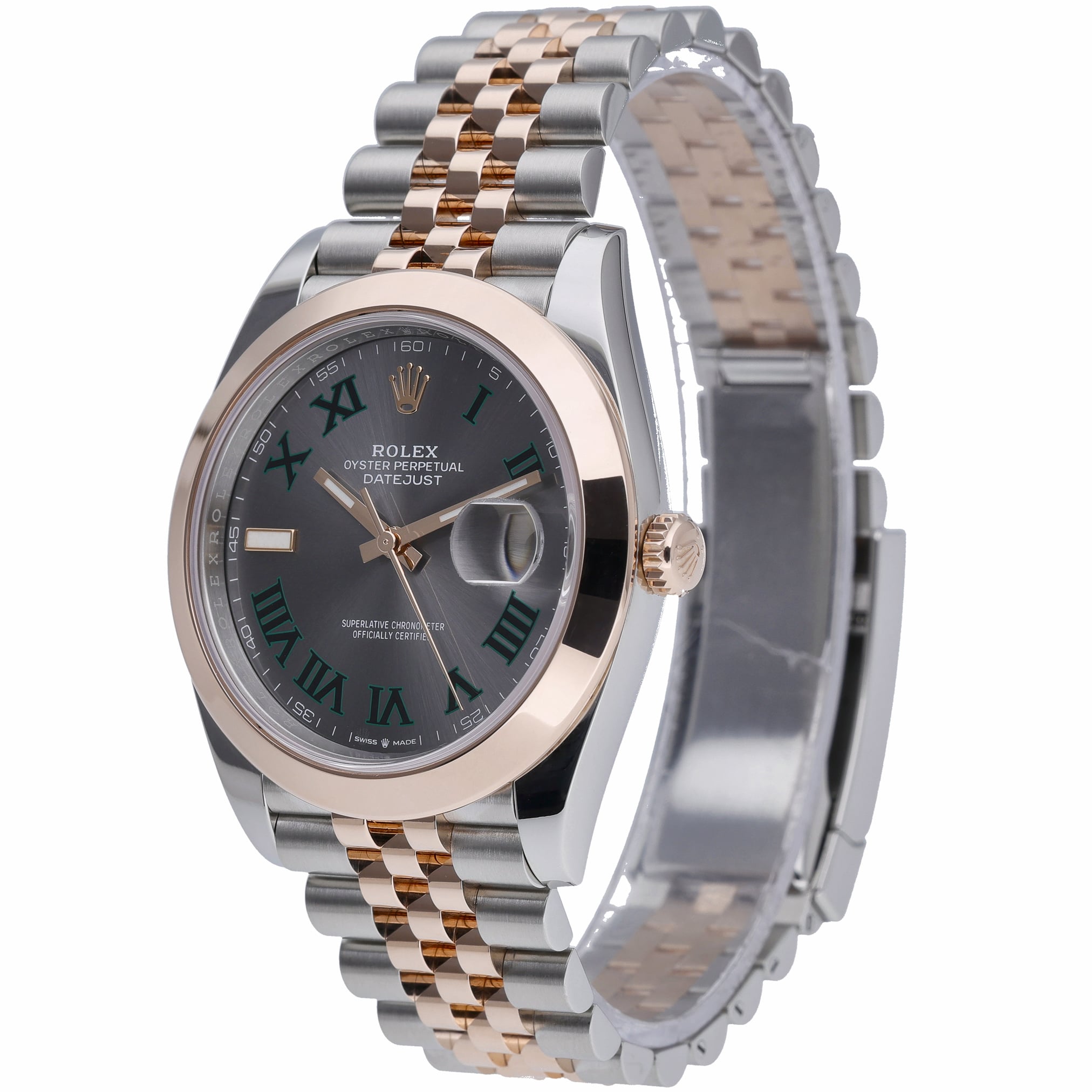 Rolex Datejust 41 126301 with slate dial and steel & rose gold case - product image 3