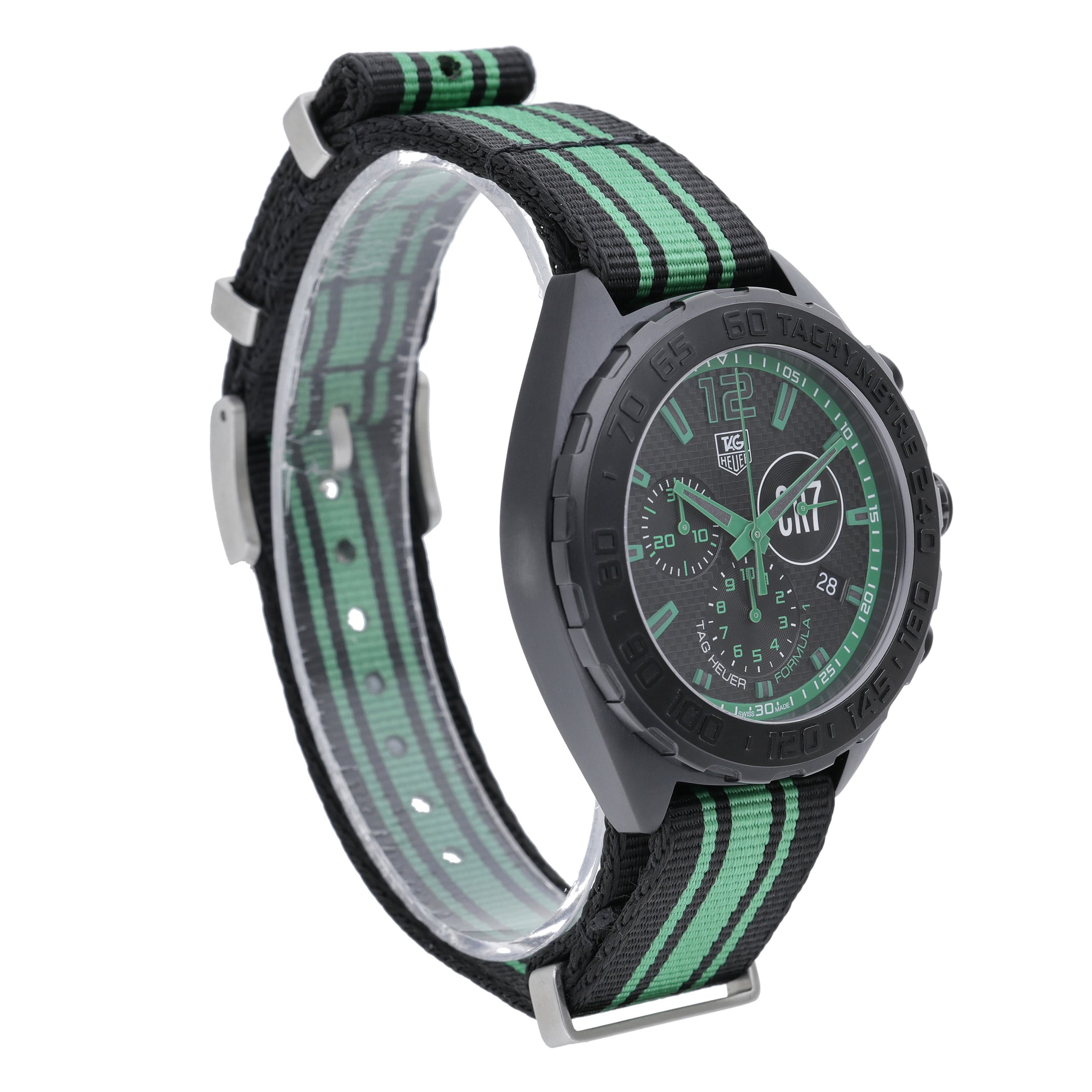 Tag Heuer Cristiano Ronaldo CR7 CAZ1113 with black dial and steel case - product image 4