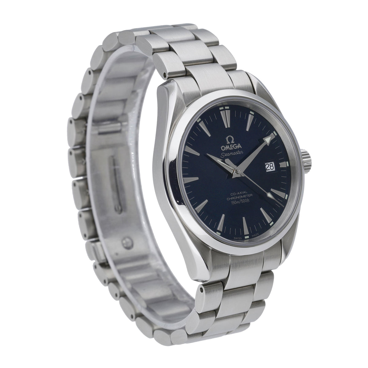 Omega Aqua Terra 150 M 2503.80.00 with blue dial and steel case - product image 4