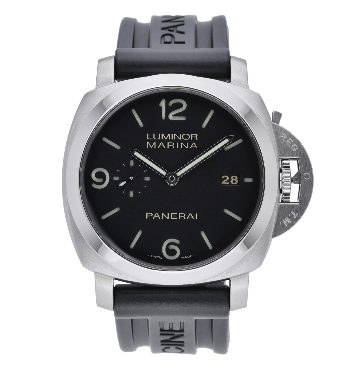 Panerai Luminor 1950 PAM00312 with black dial and steel case - product image 2