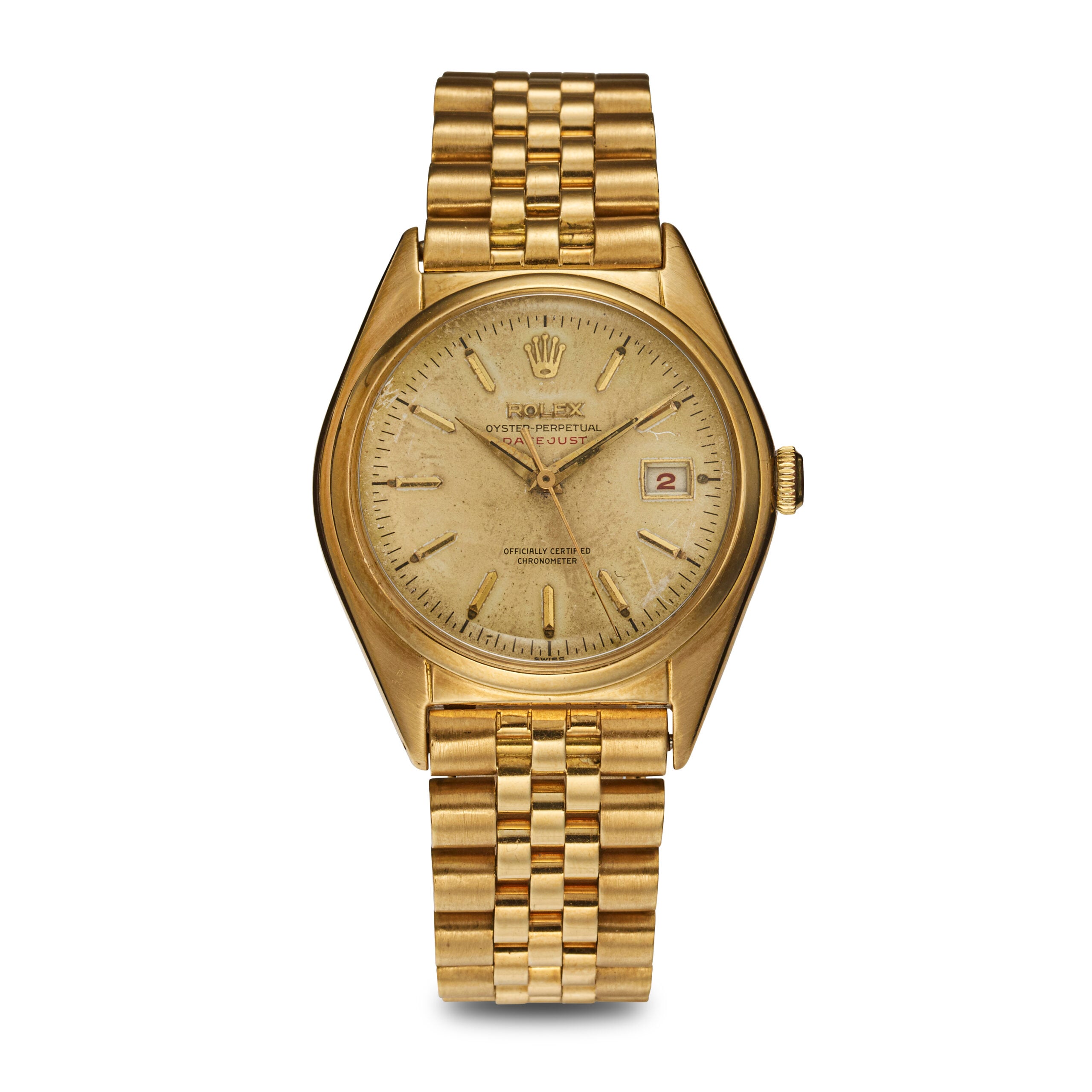 Rolex Datejust 5030 with cream dial and 18ct yellow gold case - product image 2