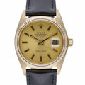 Rolex Datejust 16018 with champagne dial and 18ct yellow gold case