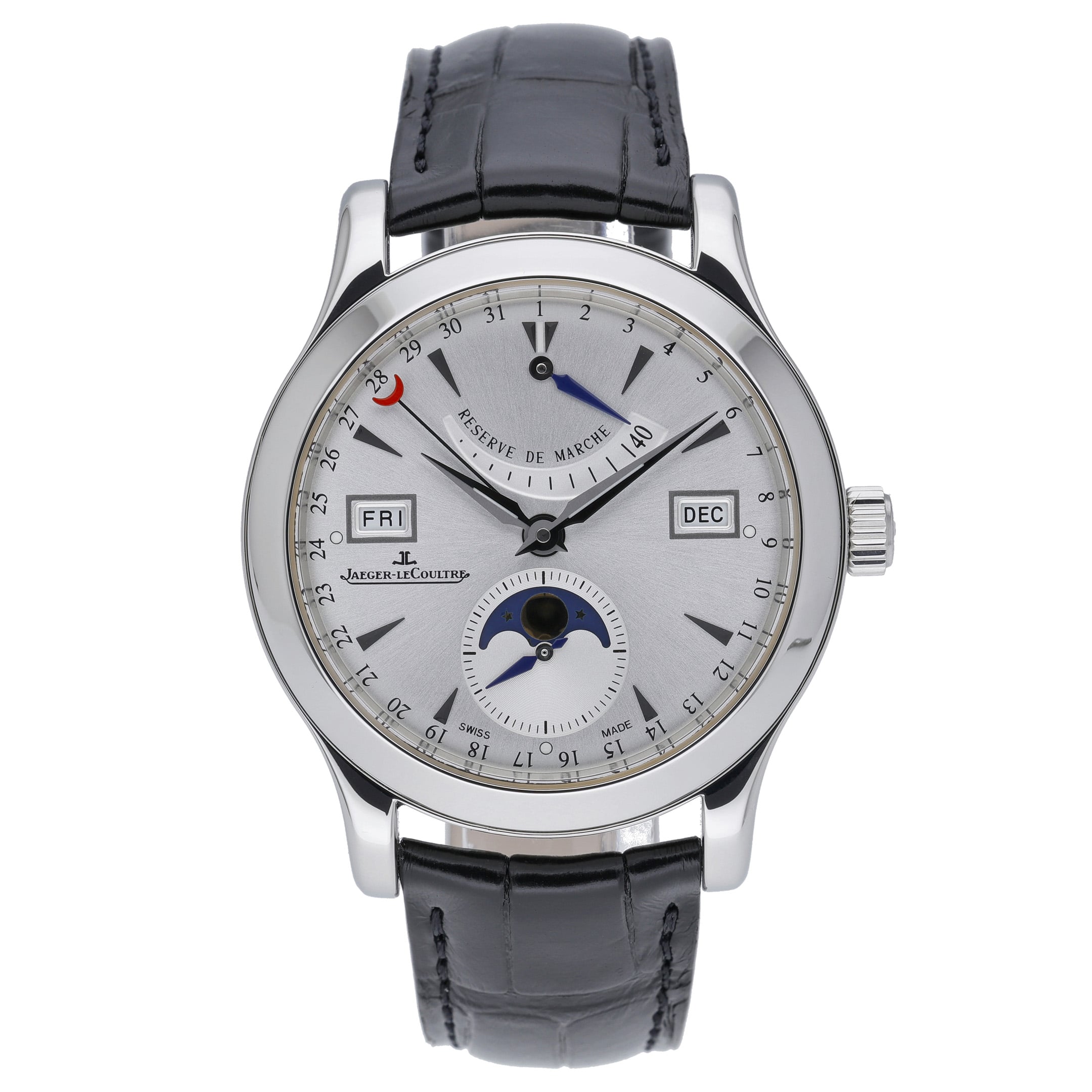 Jaeger-LeCoultre Master Calendar 147.8.41.S with silver dial and steel case - product image 2