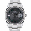 Rolex Datejust 36 126234 with slate dial and steel & white gold case