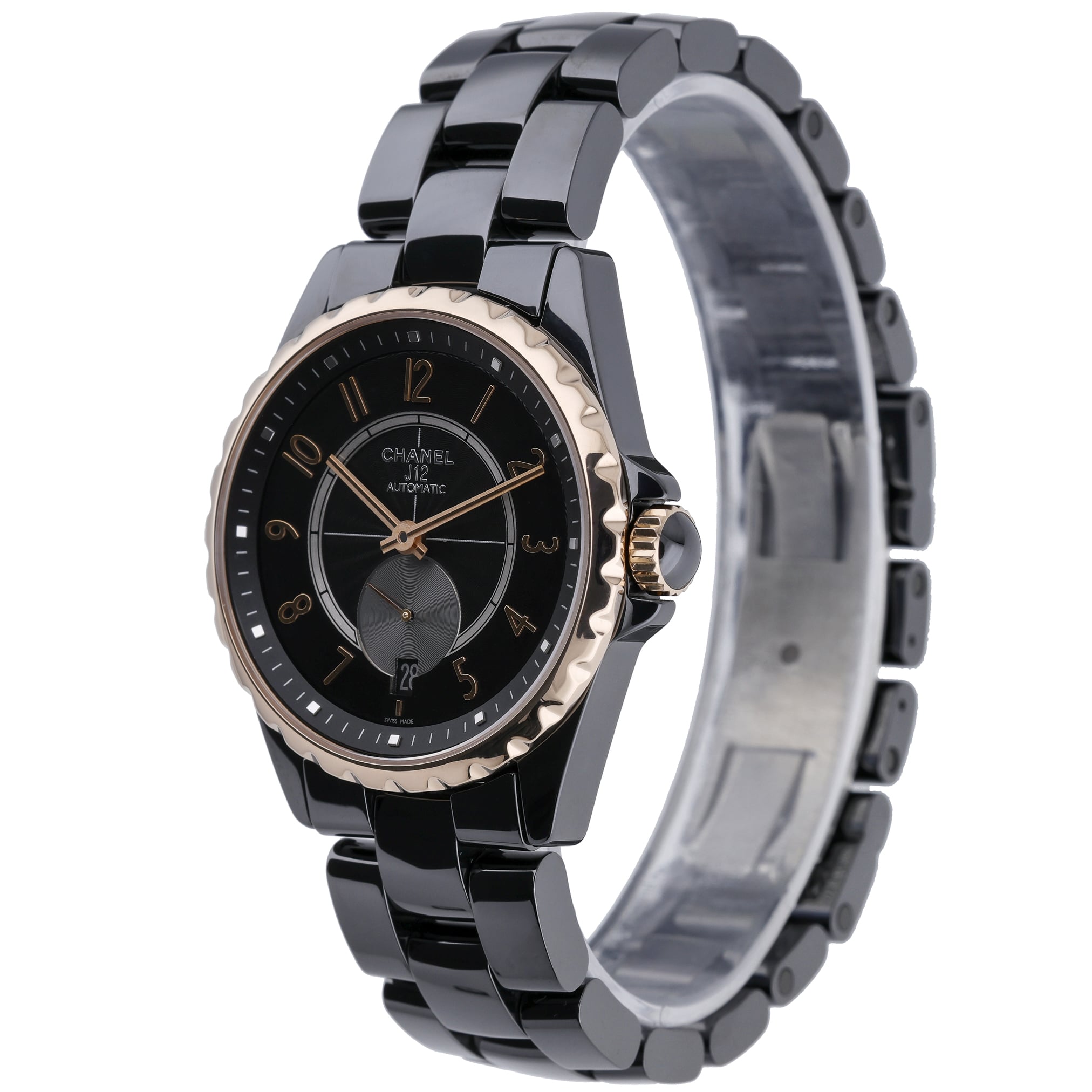 Chanel J12 H838 with black dial and ceramic case - product image 3