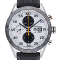 Tag Heuer Carrera CAR2A12 with white dial and steel case