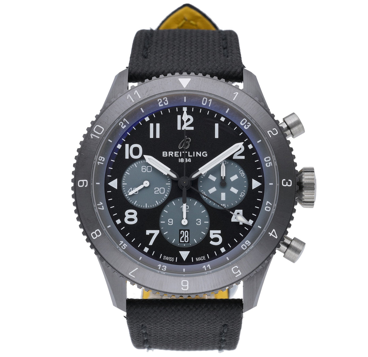 Breitling B04 CHRONOGRAPH GMT 46 SB0445 with black dial and ceramic case - product image 2