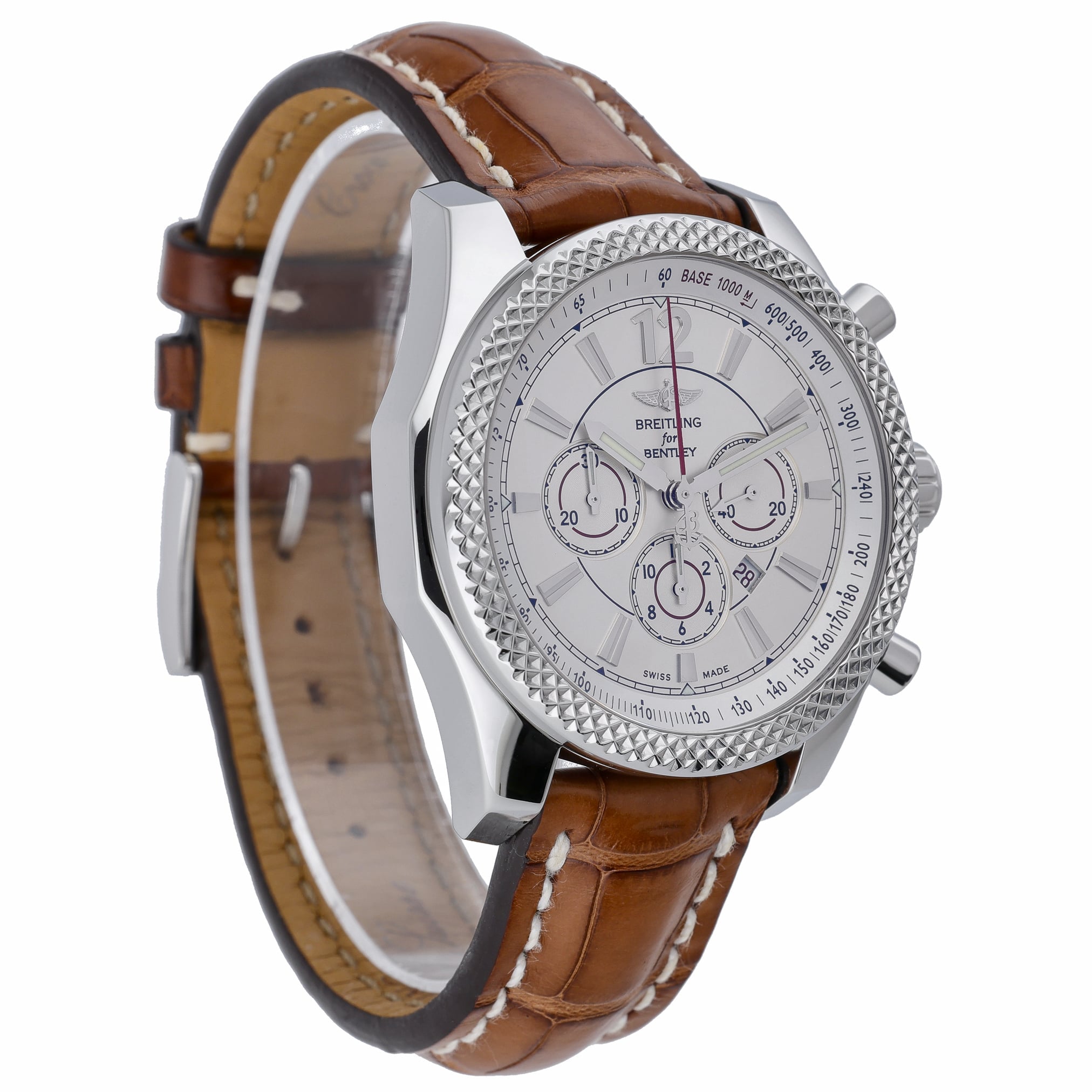 Breitling Bentley Barnato A41390 with silver dial and steel case - product image 4