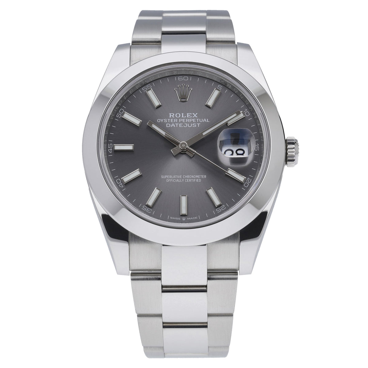 Rolex Datejust 41 126300 with slate dial and oystersteel case - product image 3