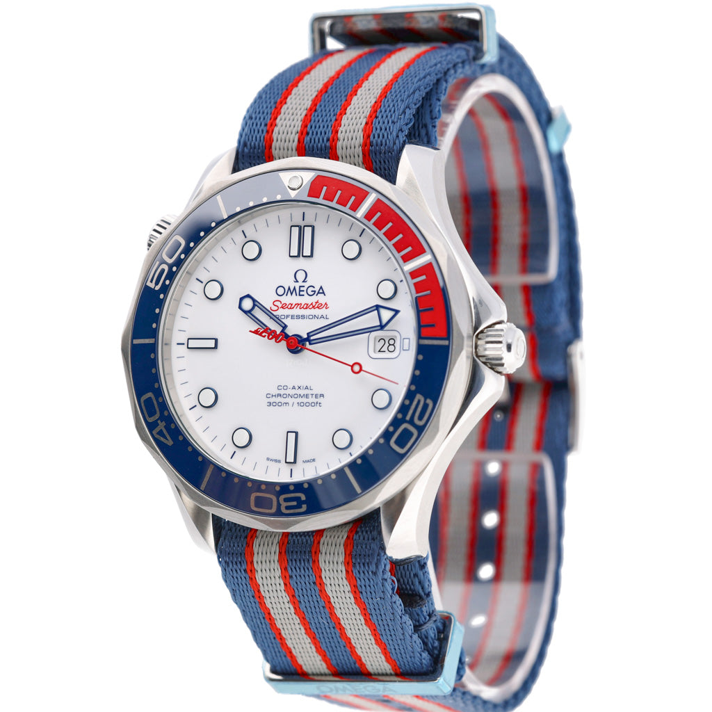 Omega Seamaster Diver 300 M 212.32.41.20.04.001 with white dial and steel case - product image 3