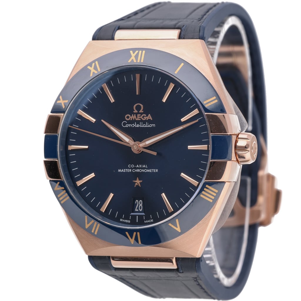 Omega Constellation 131.63.41.21.03.001 with blue dial and 18ct rose gold case - product image 4