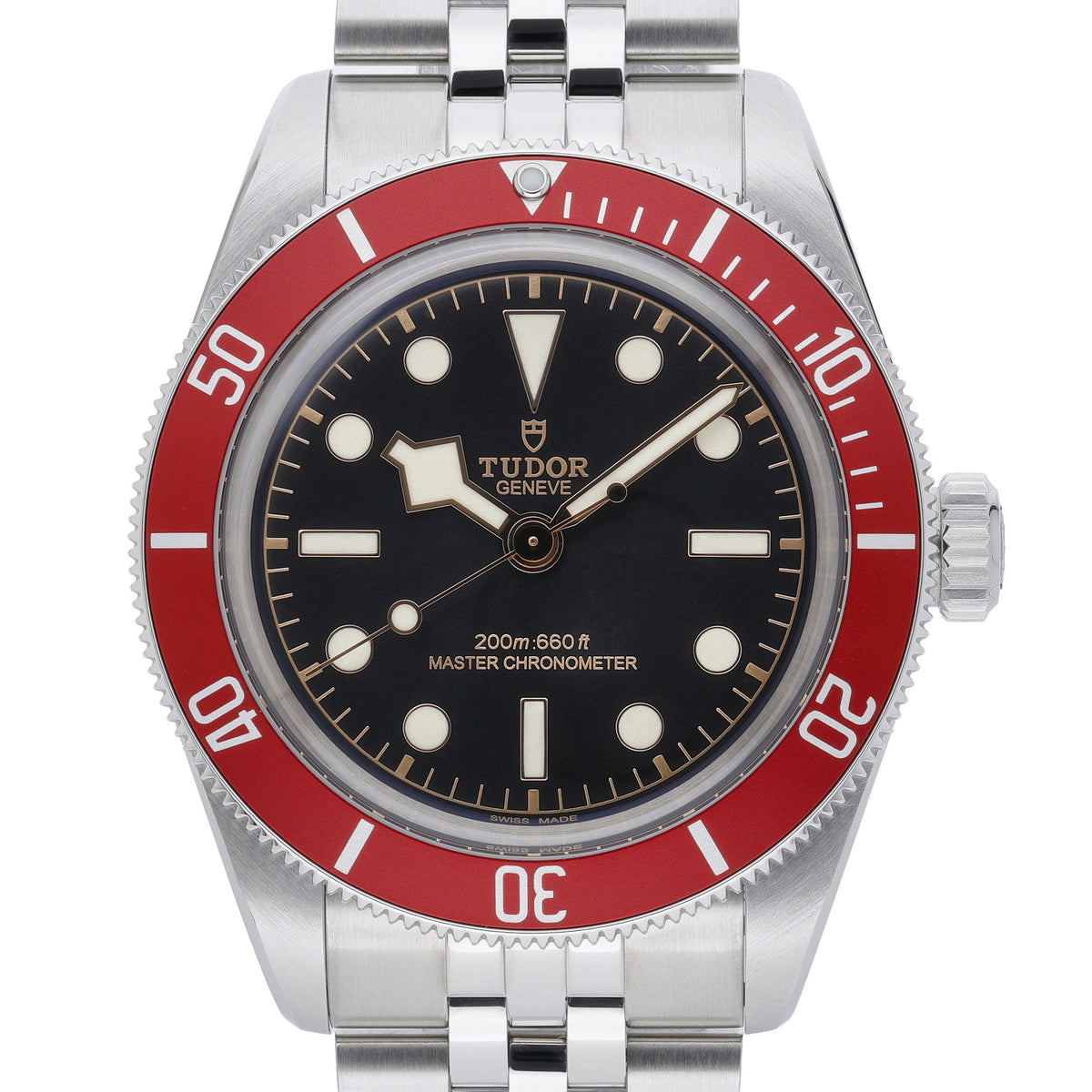 Tudor Black Bay 7941A1A0RU with black dial and steel case