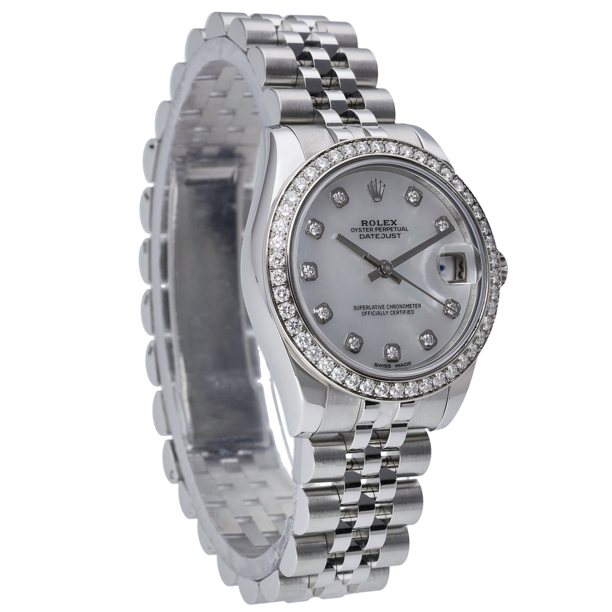 Rolex Datejust 178384 with mop diamond dial dial and oystersteel case - product image 4