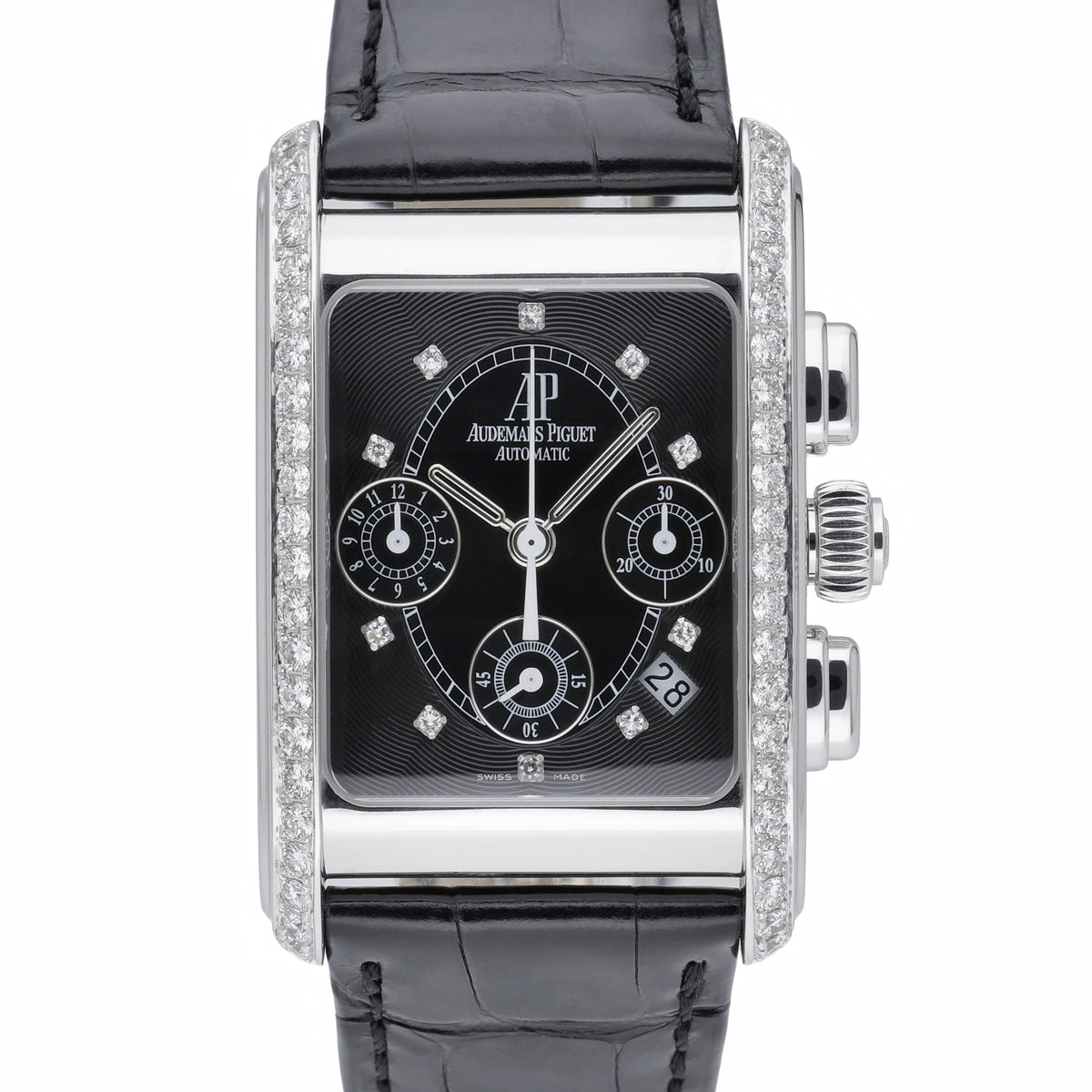 Audemars Piguet Edward Piguet 25946BC.ZZ.D001CR.01 with black dial and 18ct white gold case
