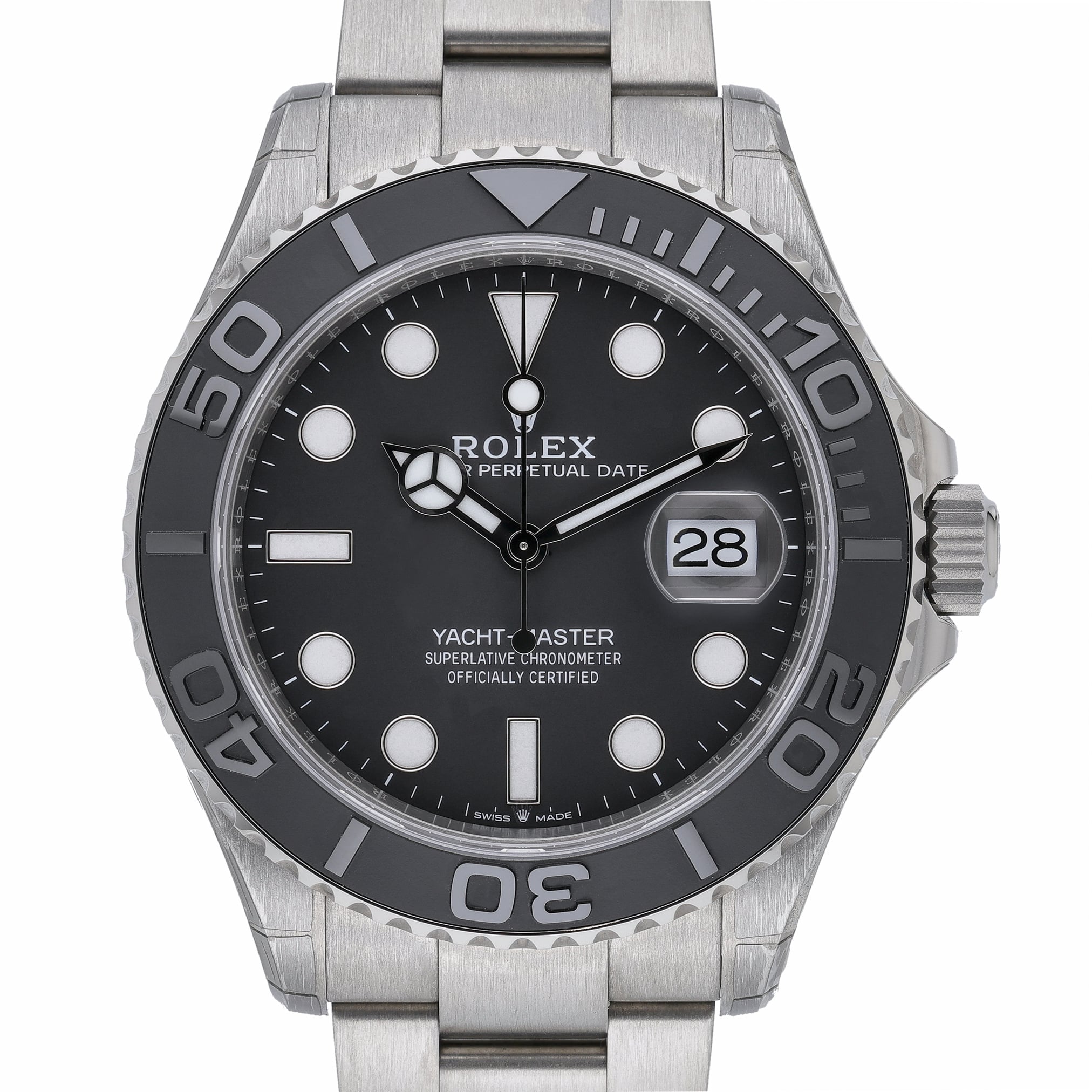 Rolex Yacht-Master 42 226627 with black dial and rlx titanium case