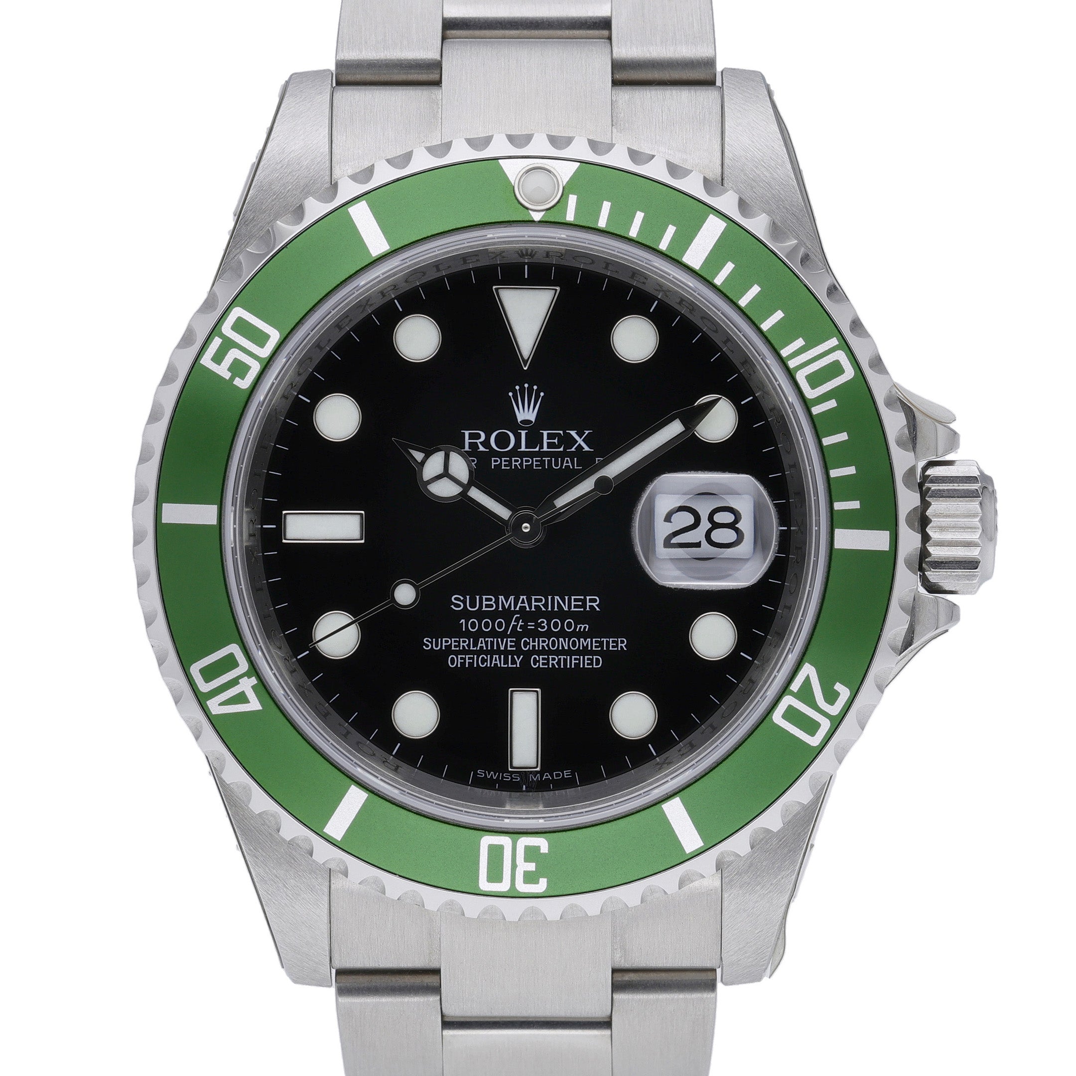 Rolex Submariner 16610LV with black dial and steel case