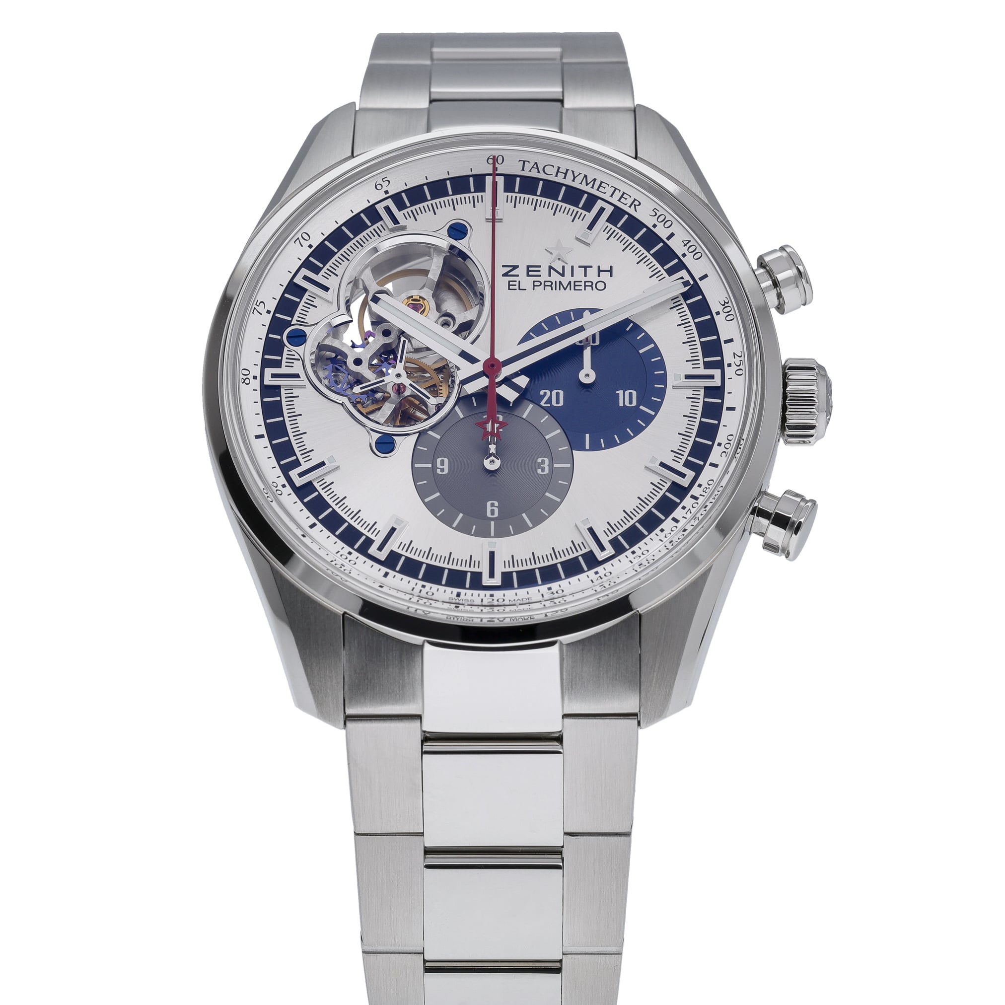 Zenith El Primero Chronomaster 03.2040.4061/69.M2040 with silver dial and steel case - product image 2