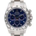 Rolex Daytona 116509 with blue dial and 18ct white gold case