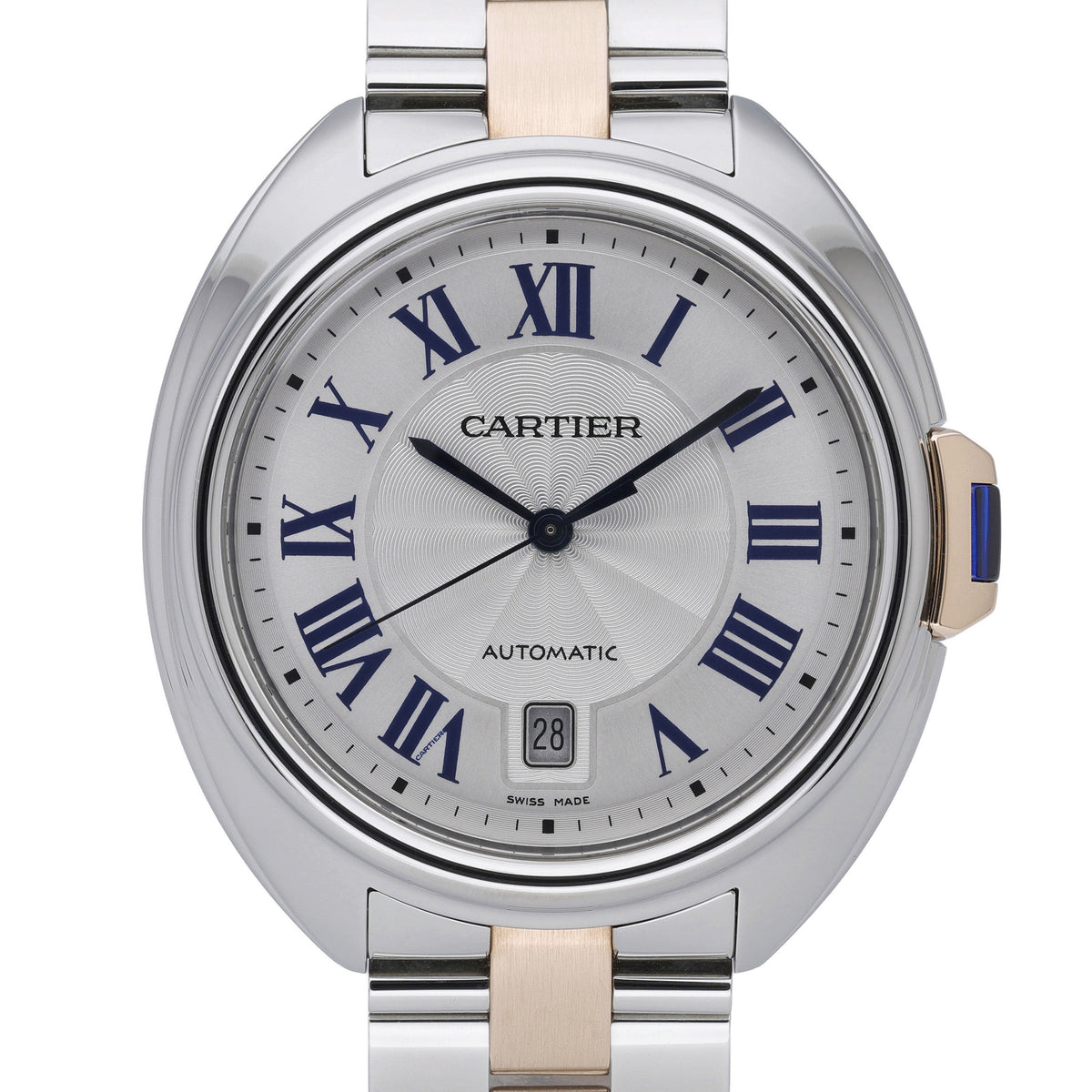 Cartier Clé de Cartier W2CL0002 with silver dial and steel case