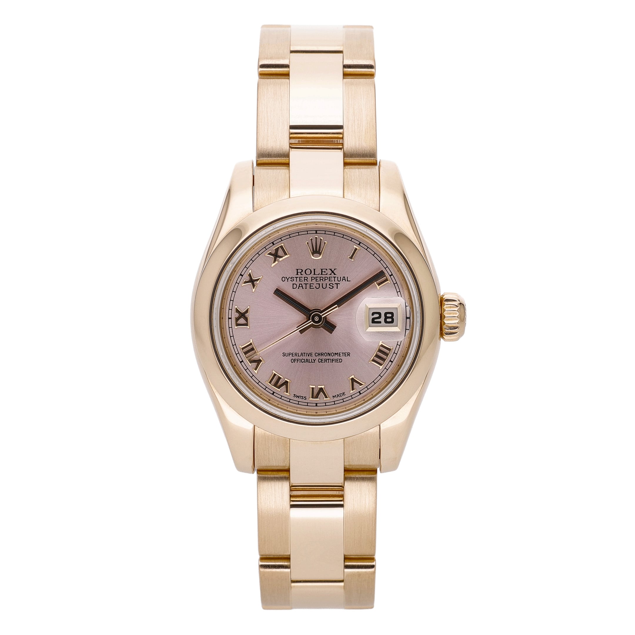 Rolex Datejust 179165 with pink dial and 18ct rose gold case - product image 2