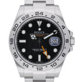 Rolex Explorer II 216570 with black dial and oystersteel case