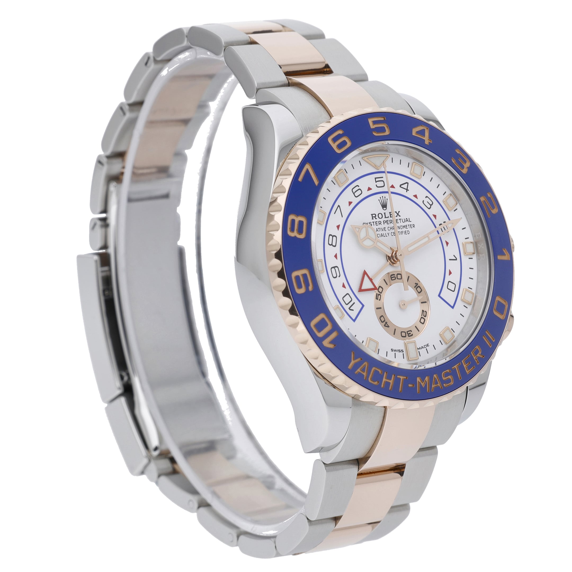 Rolex Yacht-Master II 116681 with white dial and steel & rose gold case - product image 4