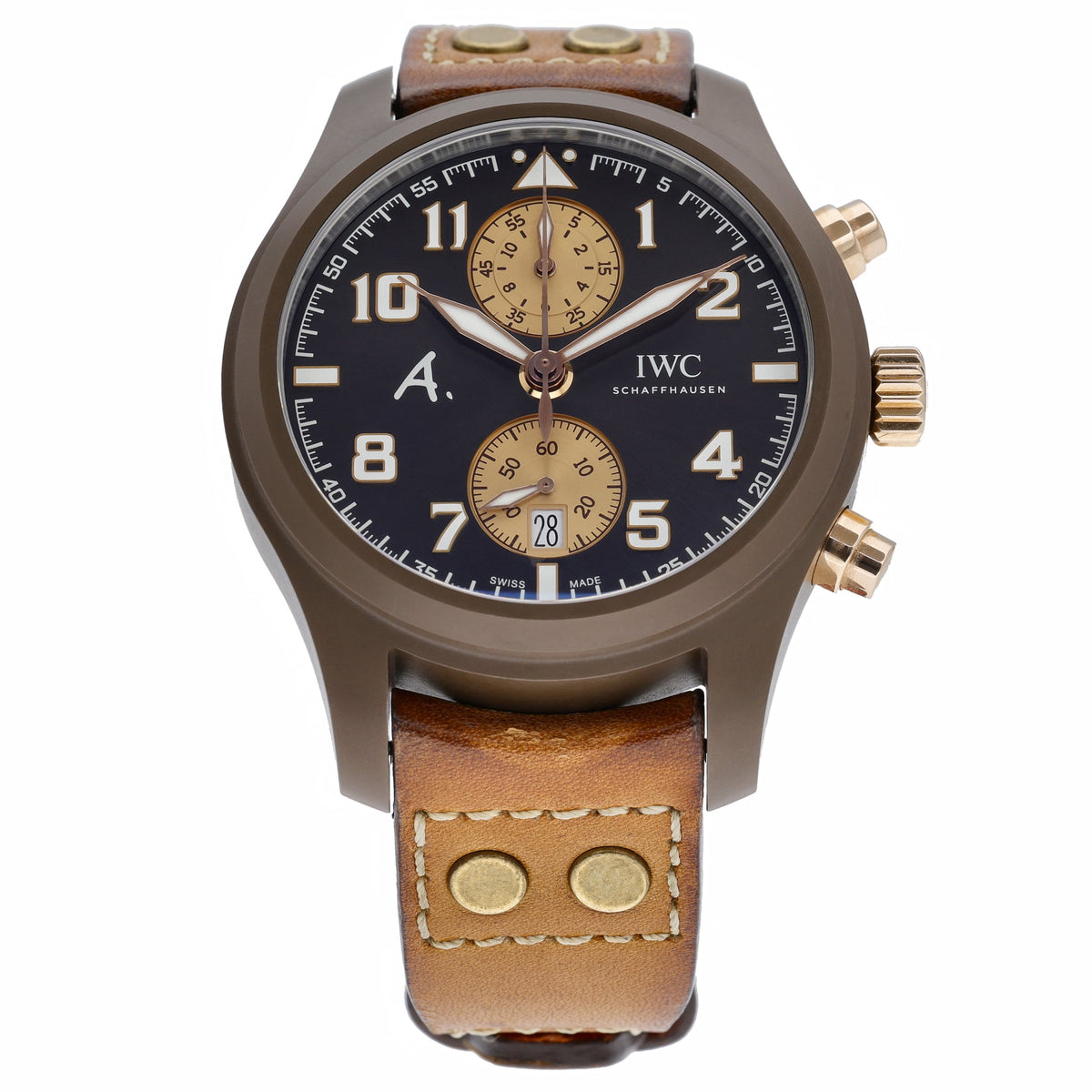 IWC Pilot Chronograph IW388006 with brown dial and ceramic case - product image 3