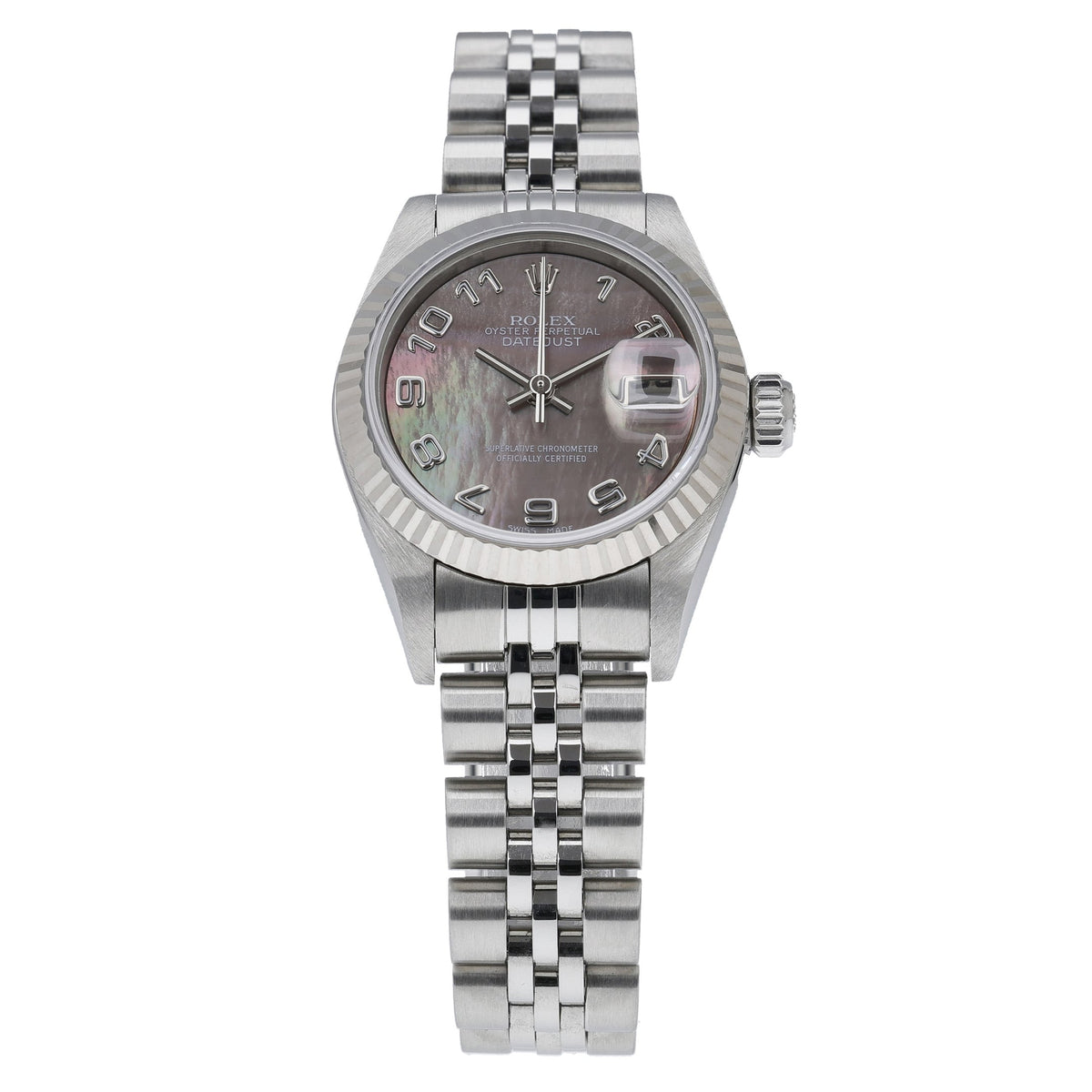 Rolex Datejust 79174 with mother of pearl dial and steel & white gold case - product image 3