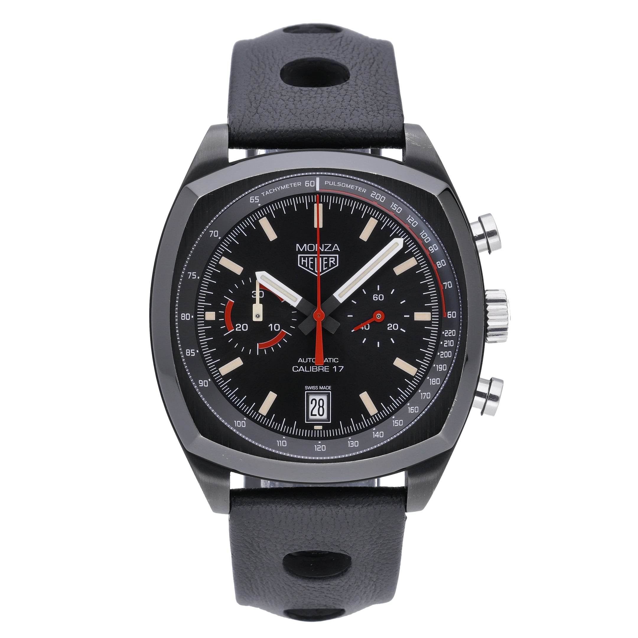 Tag Heuer Monza CR2080.FC6375 with black dial and titanium case - product image 2