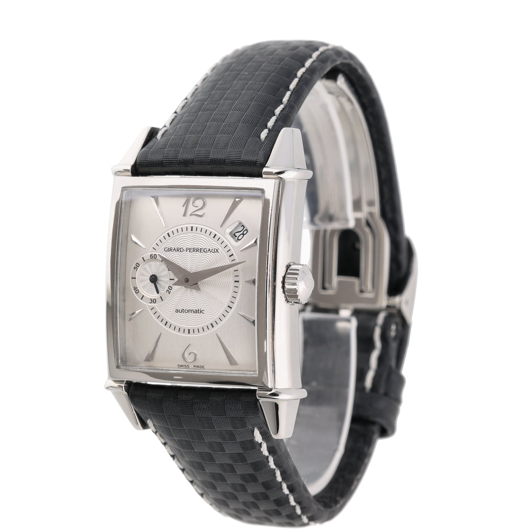 Girard-Perregaux Vintage 1945 25932 with silver dial and steel case - product image 3