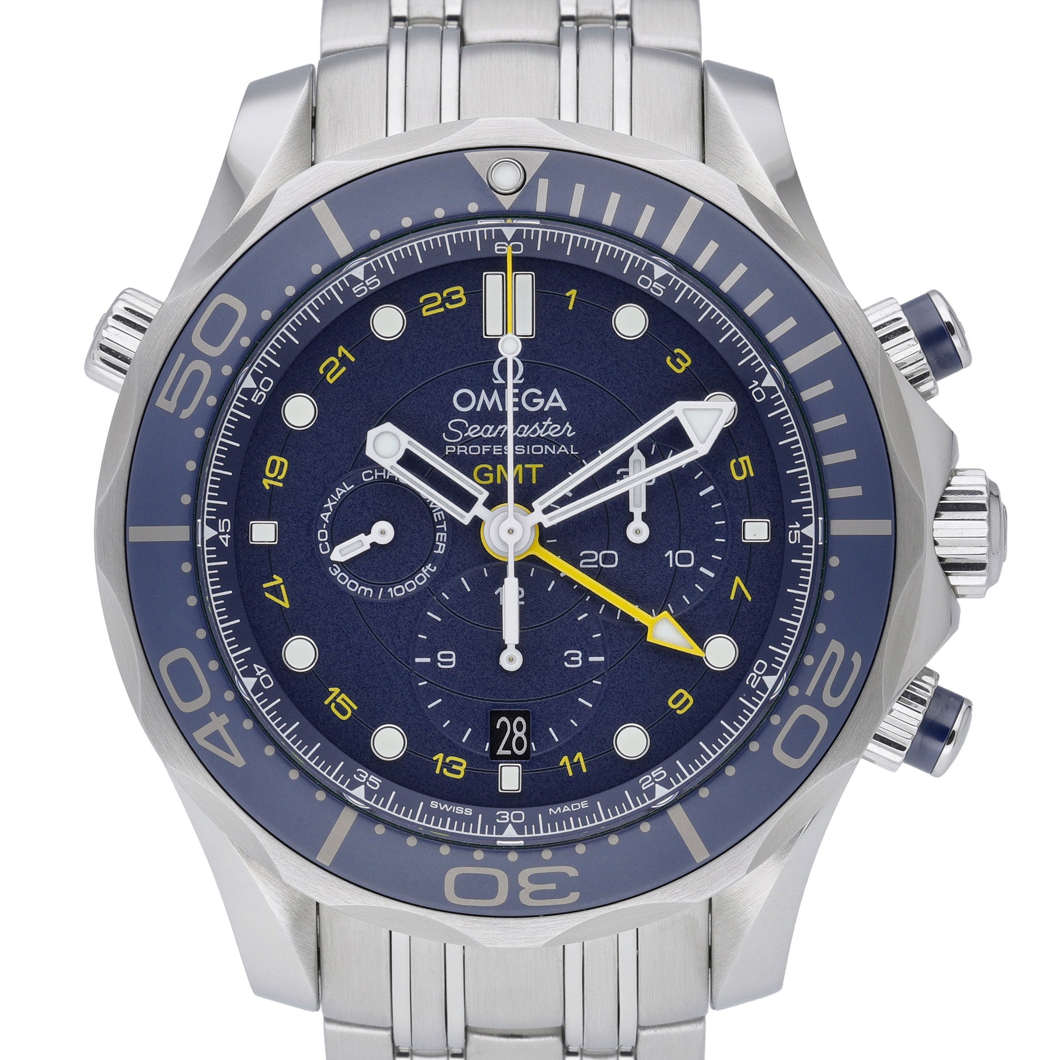 Omega Seamaster Diver 300 M 212.30.44.52.03.001 with blue dial and steel case