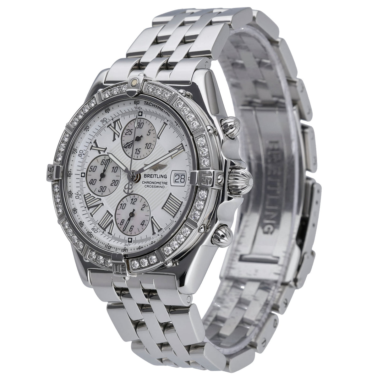 Breitling Cockpit A13358 with white dial and steel case - product image 3