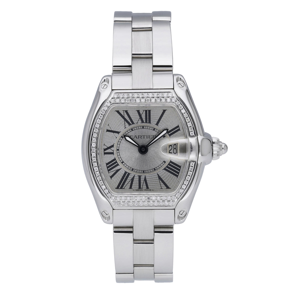 Cartier Roadster 2675 with silver dial and steel case - product image 2