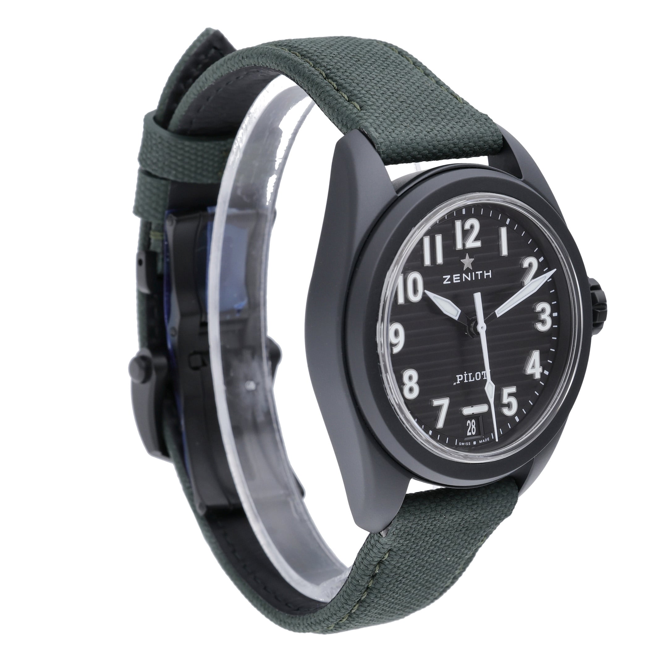 Zenith Pilot 49.4000.3620/21.I001 with black dial and ceramic case - product image 4