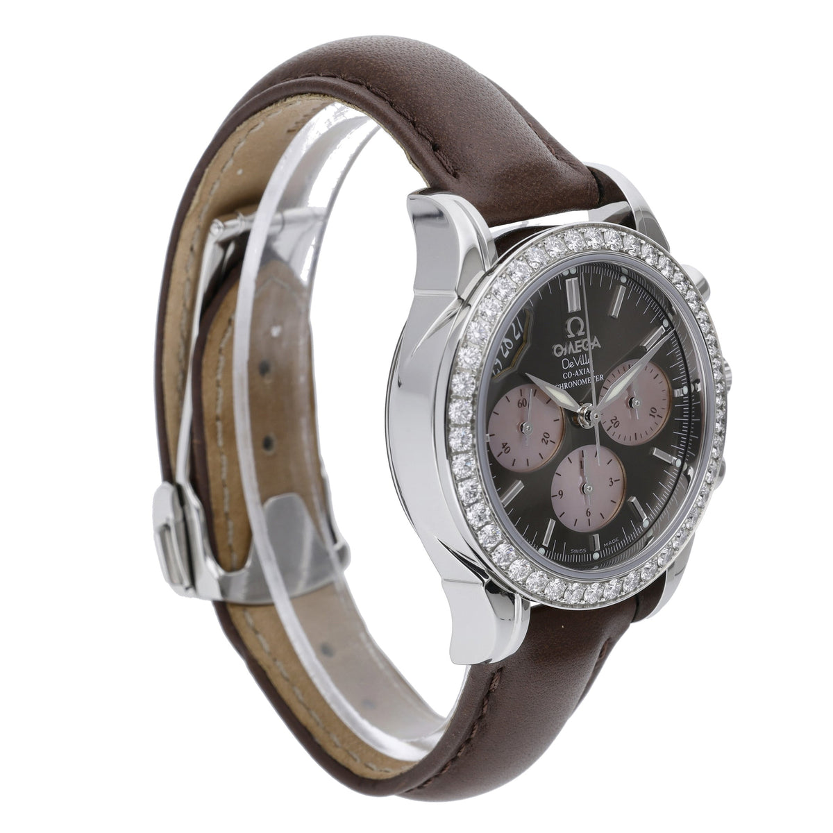 Omega De Ville Co-Axial 4877.60.37 with brown dial and steel case - product image 4