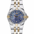 Breitling Starliner B71340 with mop diamond dial dial and steel & yellow gold case