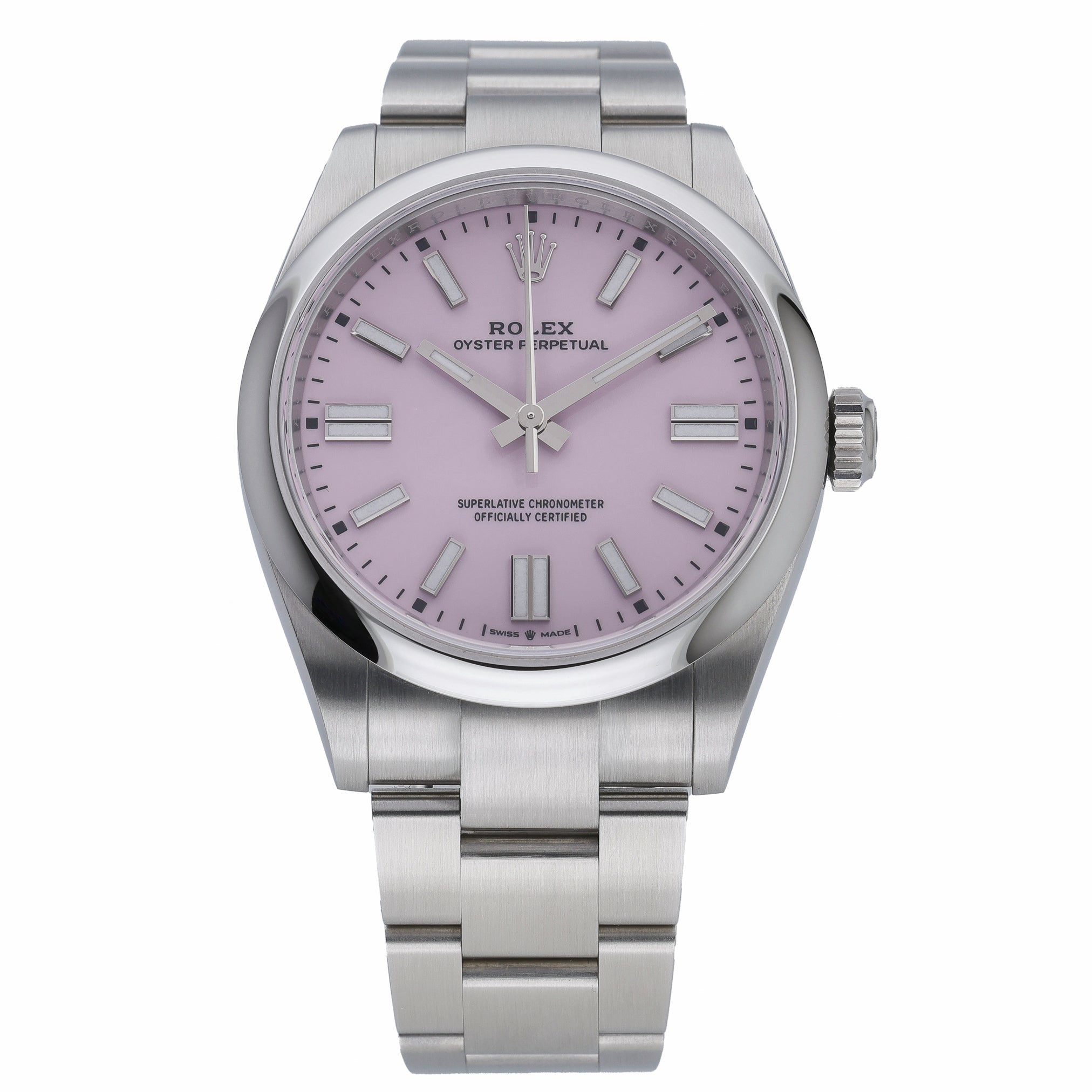 Rolex Rolex Oyster Perpetual 41 134300 with pink dial and oystersteel case - product image 2