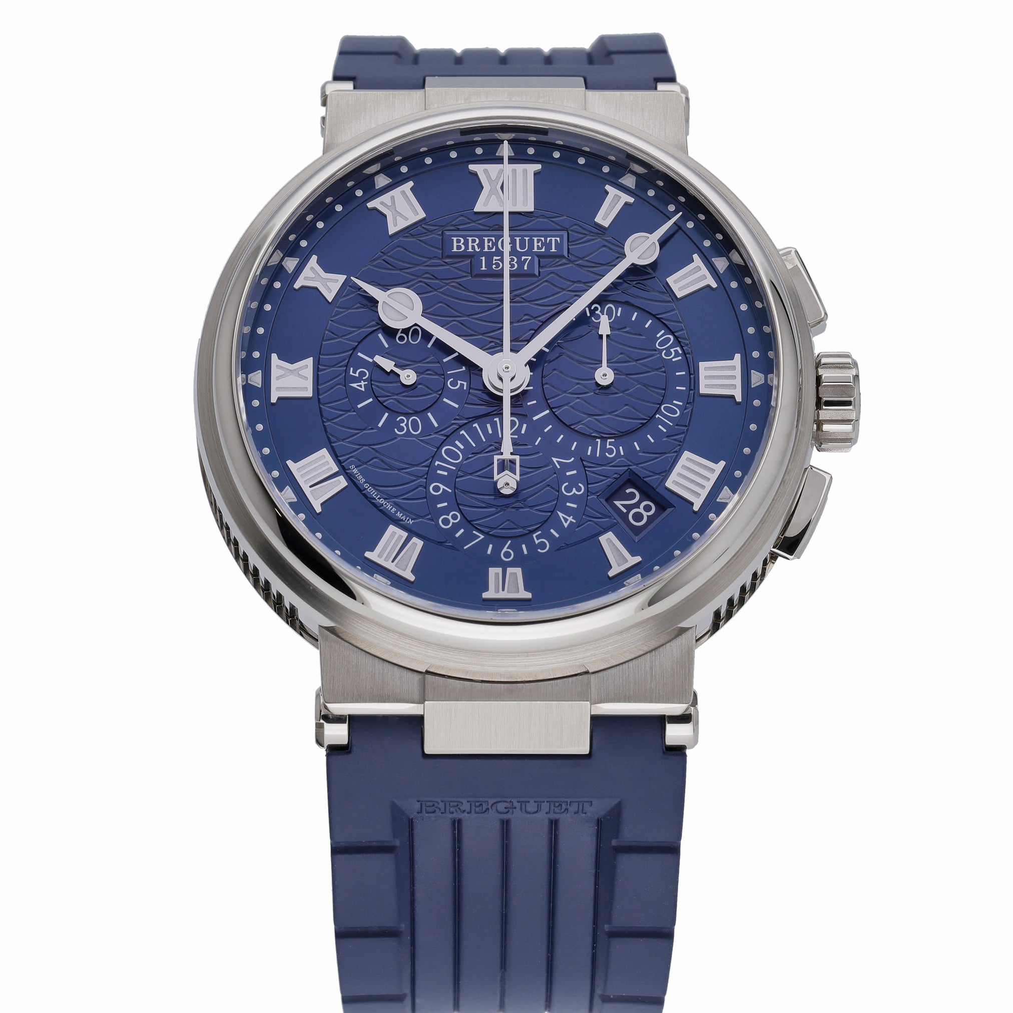 Breguet Marine 5527BB/Y2/5WV with blue dial and 18ct white gold case - product image 2
